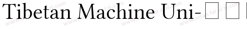 Tibetan Machine Uni字体转换